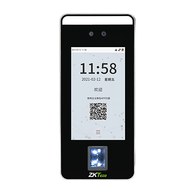 可見光面部云考勤終端中控ZK-F6-ZKTECO熵基考勤機門禁機